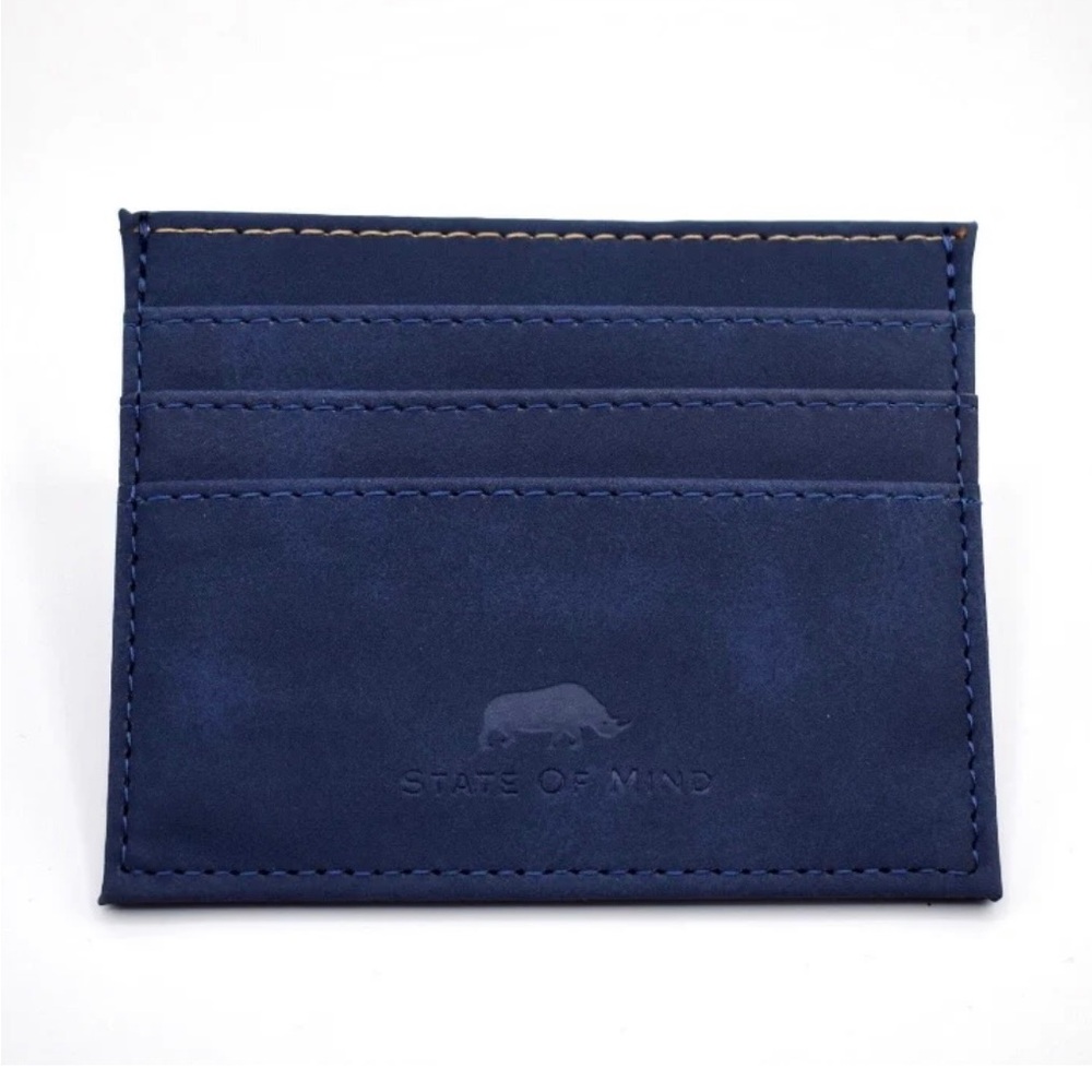 New State of Mind blue card holder